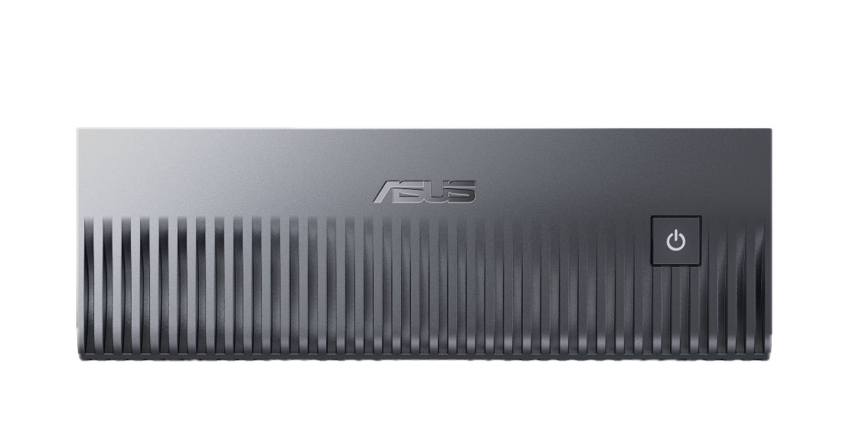 ASUS Ascent GX10 — compact GB10 AI mini-PC, front view