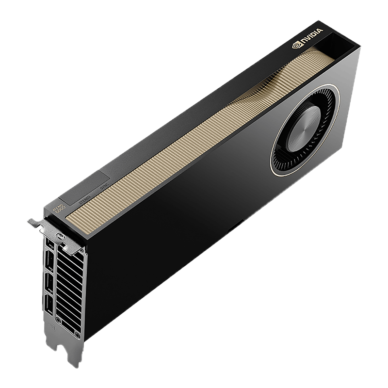 NVIDIA RTX PRO 6000 Blackwell Max-Q graphics card — the dual-build variant, three-quarter view
